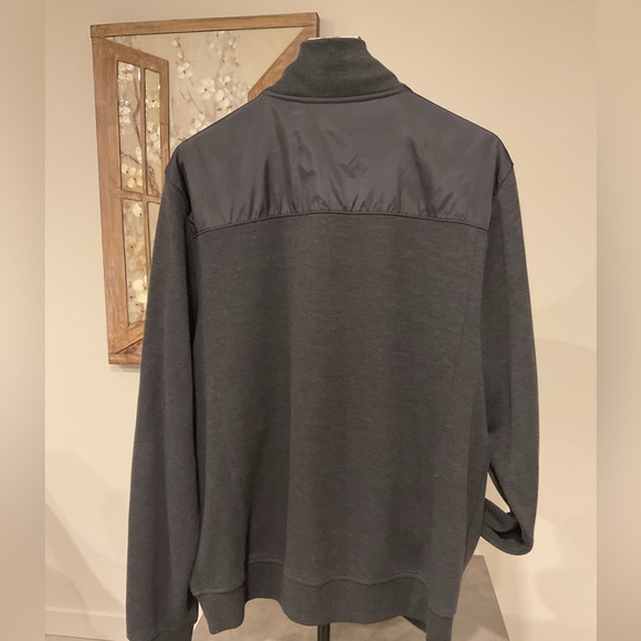 HYDROGEN Black Mixed Media Zip up Sweater/Jacket . - Picture 2 of 6